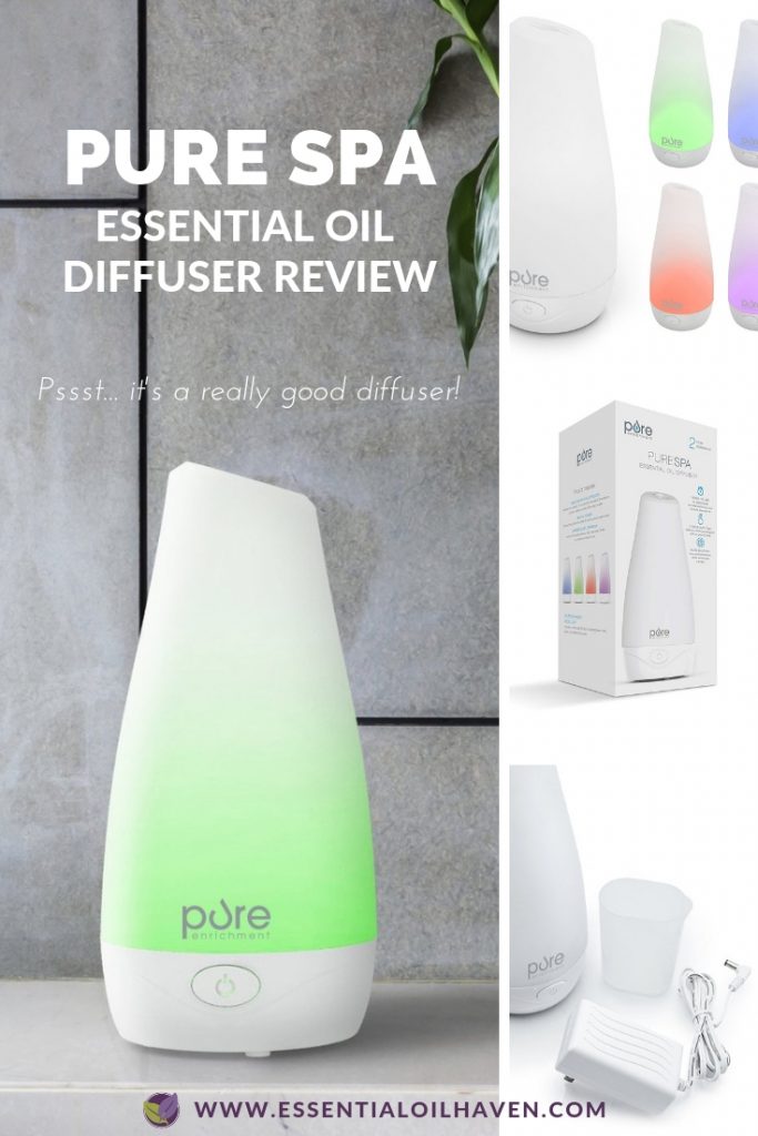 pure spa essential oil diffuser review and rating