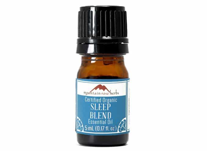 sleep essential oil blend