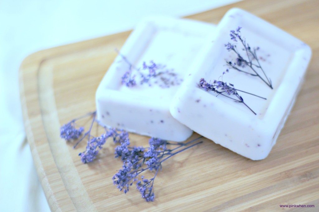 homemade lavender soap