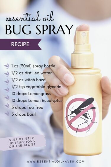 essential oil diy bug spray recipe