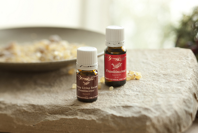 frankincense essential oil bottles