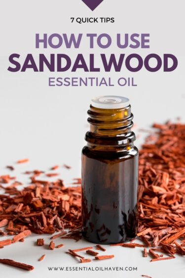 how to use sandalwood essential oil
