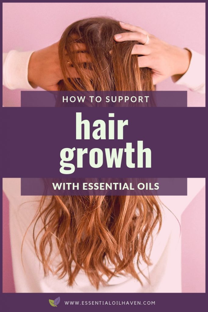 essential oils hair growth support