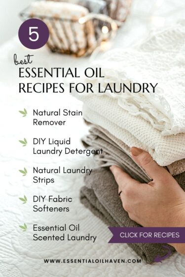 using essential oils in laundry