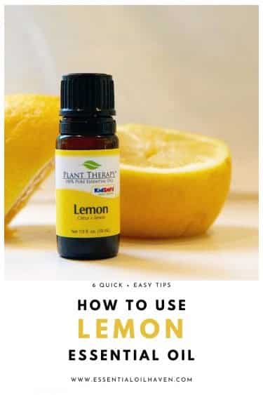 lemon essential oil uses and benefits