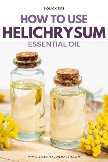 how to use helichrysum oil