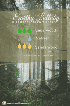 Essential Oil Diffuser Blend Recipe for Better Sleep: Earthy Lullaby 