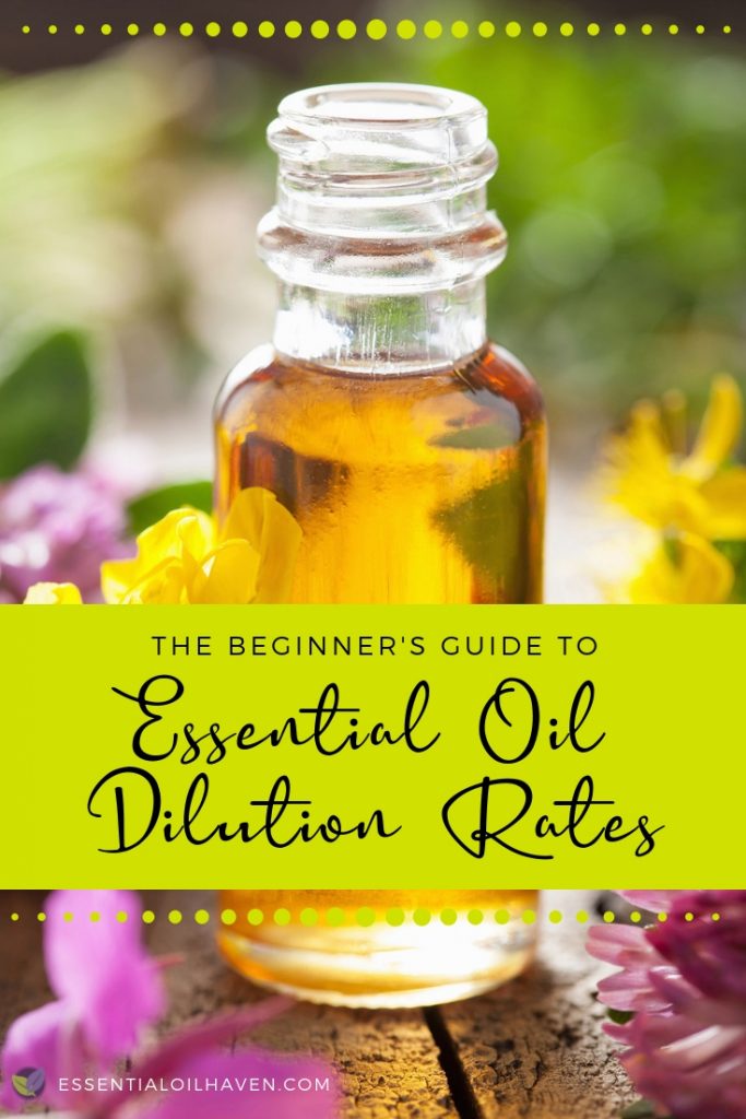 essential oils dilution rates guide