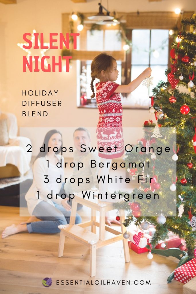 Holiday diffuser blend: Silent night