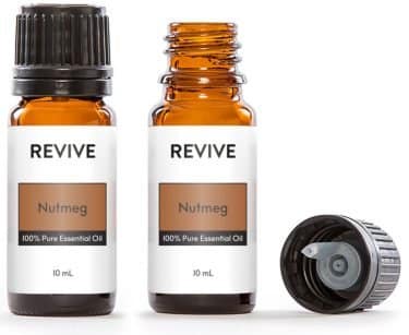 Nutmeg essential oil bottles