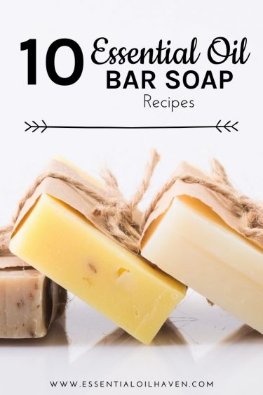 natural bar soap recipes with essential oils