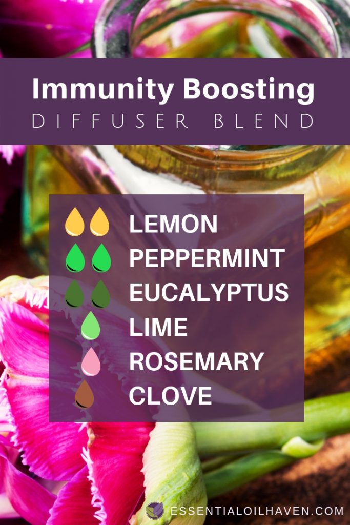 Essential oil diffuser recipe to boost your immune system