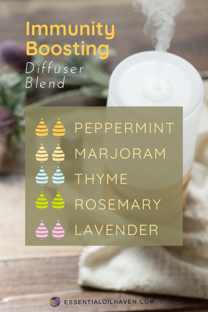 Immunity boosting essential oil diffuser blend recipe