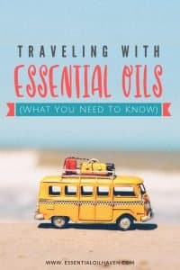 tips for traveling with essential oils