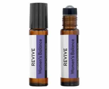 REVIVE woman's balance essential oils roller bottle