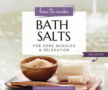 essential oil bath salts recipe