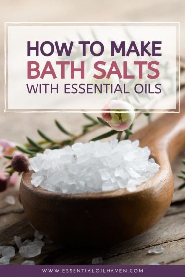 how to make essential oil bath salts