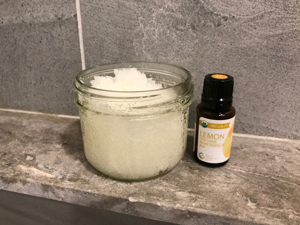 DIY Lemon Sugar Scrub