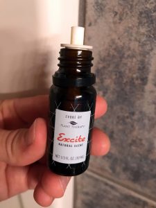 adding wick stick to shower diffuser