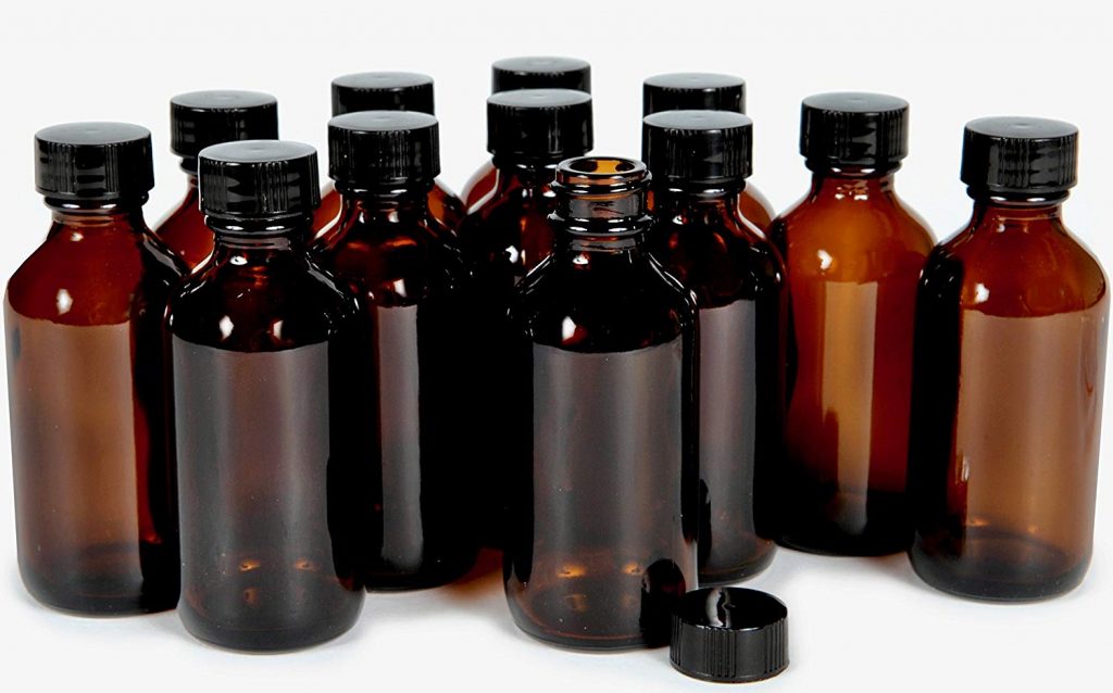 amber glass bottles for essential oils