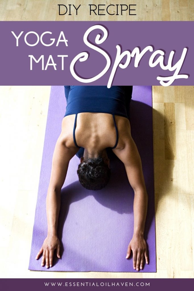 DIY yoga mat spray