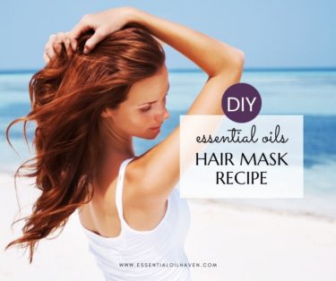 DIY hair mask recipe with lavender