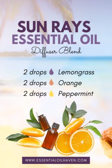 sunrays essential oil diffuser blend recipe