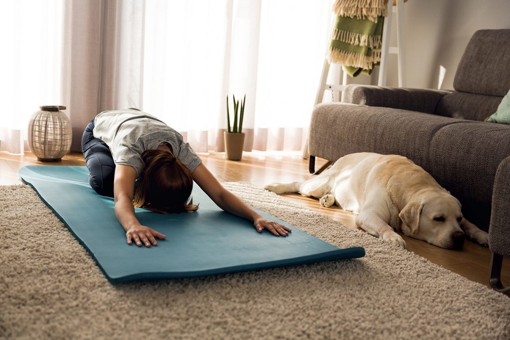 yoga at home