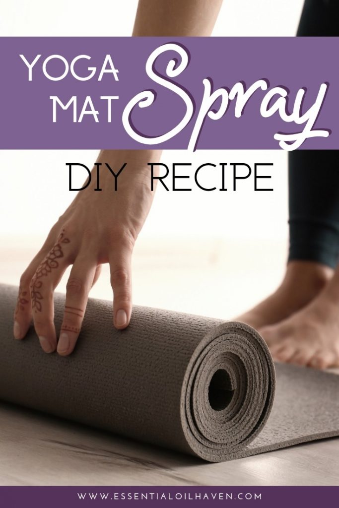 yoga mat spray recipe with essential oils