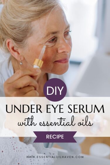 under eye serum with essential oils