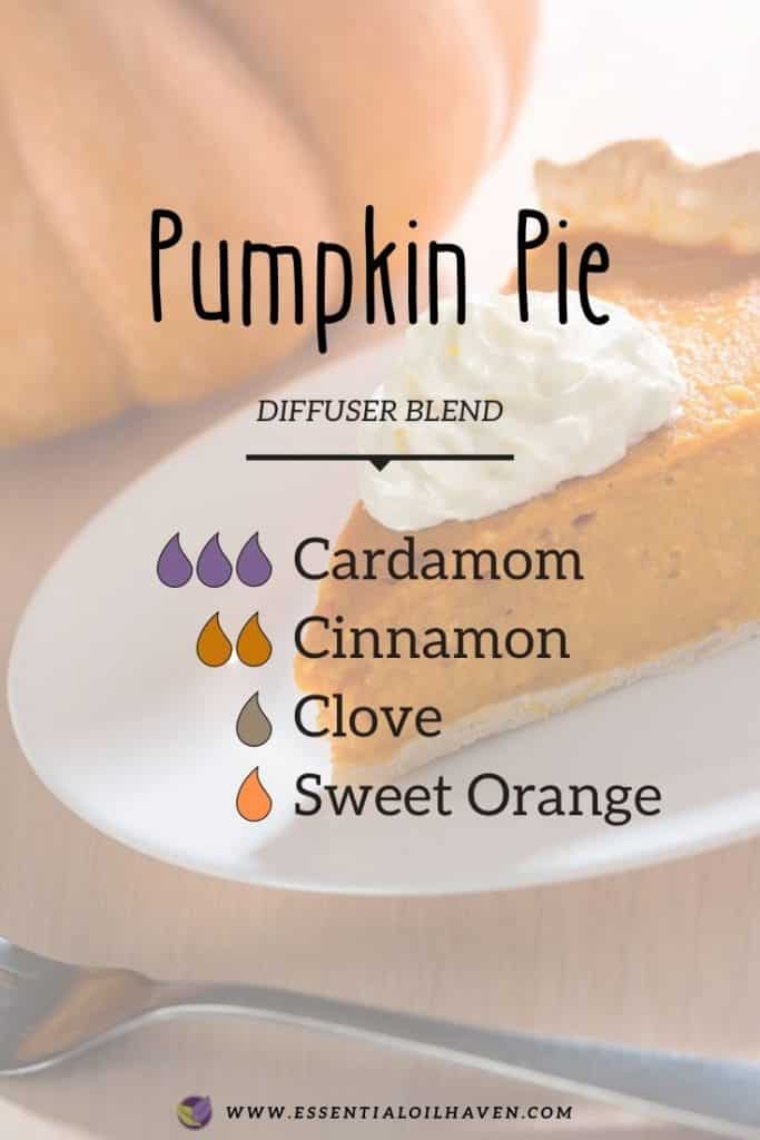 pumpkin pie fall diffuser blend
