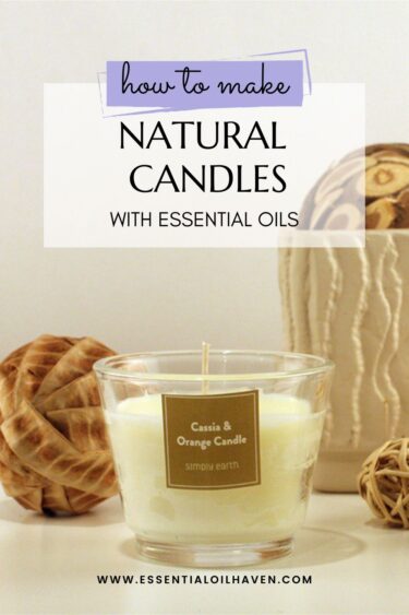 how to make essential oil candles