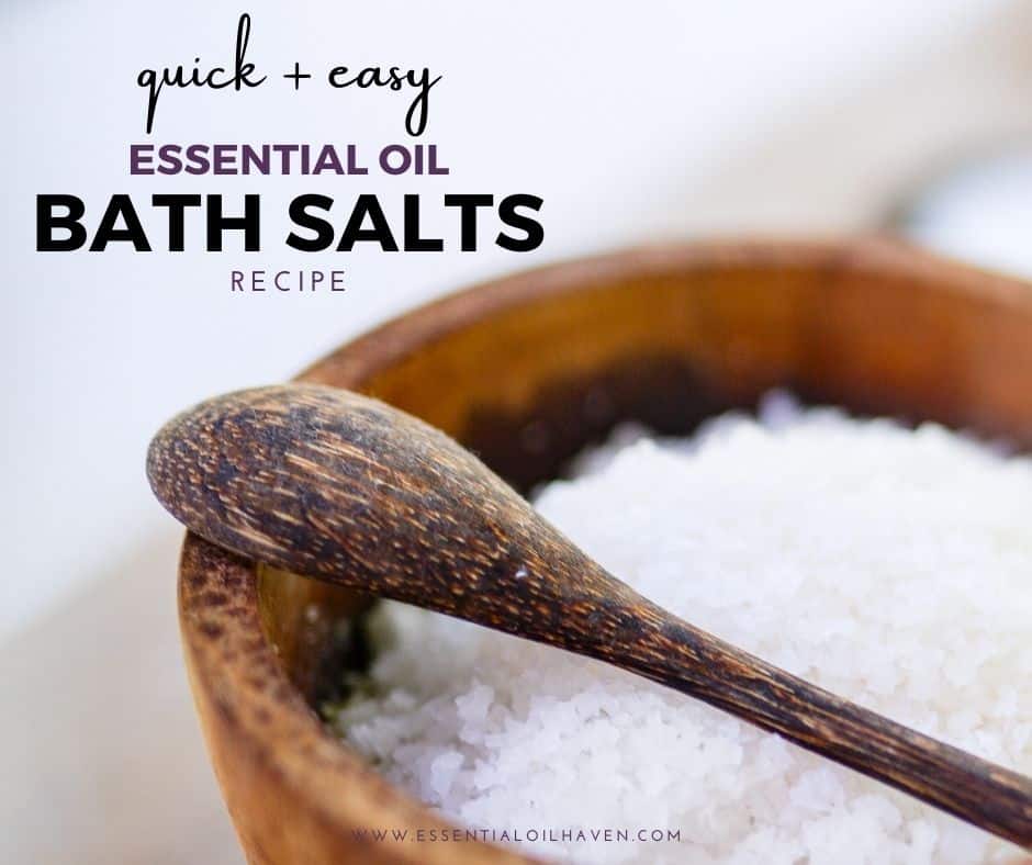 how to make essential oil bath salts