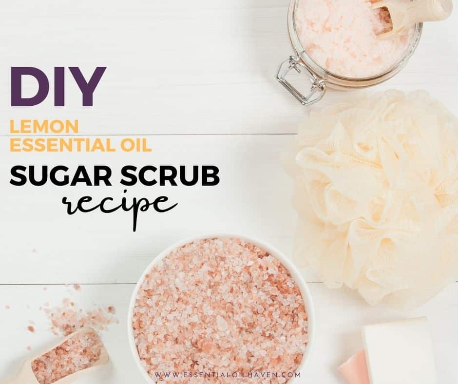 essential oils body sugar scrub