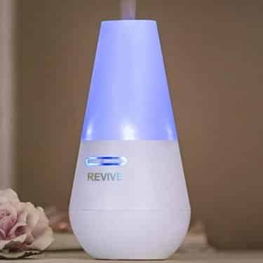 REVIVE diffuser with light on