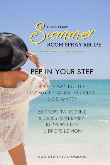 how to make essential oil spray