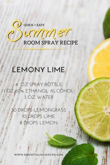 essential oil spray recipe