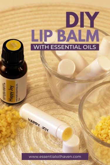 diy lip balm essential oils recipe