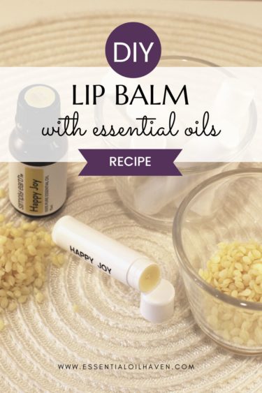 essential oil lip balm recipe