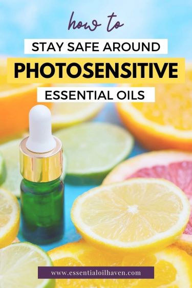 photosensitive essential oils