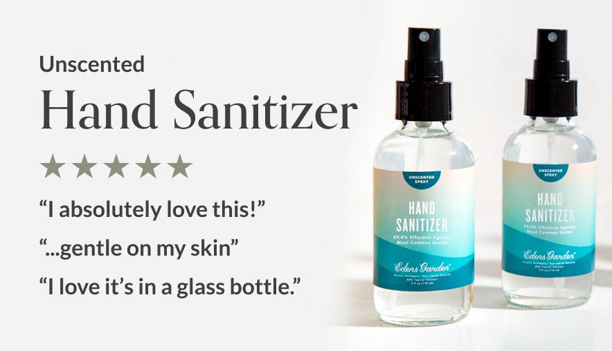 unscented hand sanitizer