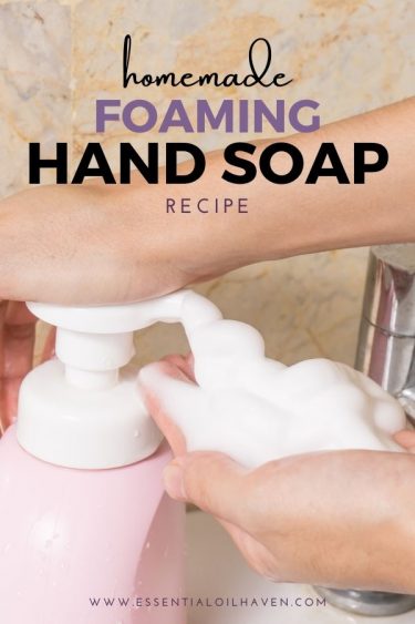 DIY foaming hand soap