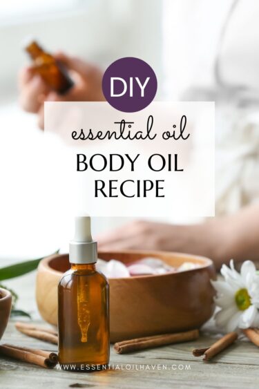 body oil recipe with essential oils