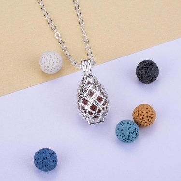 lava rocks diffuser necklace