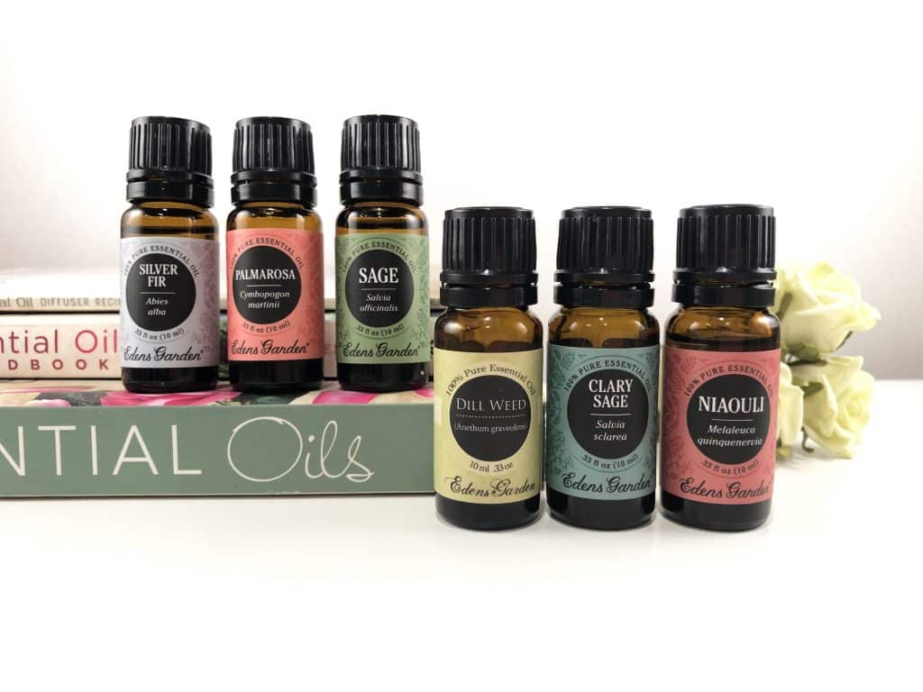 essential oil bottles