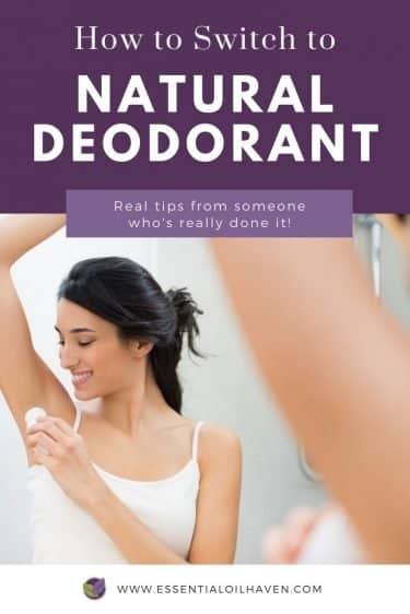 how to start with natural deodorant