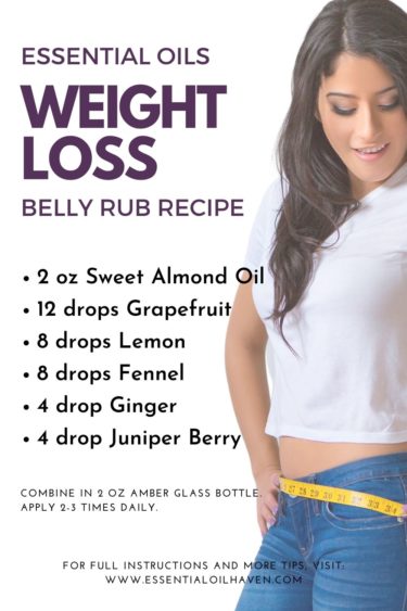 essential oils for weight loss recipes
