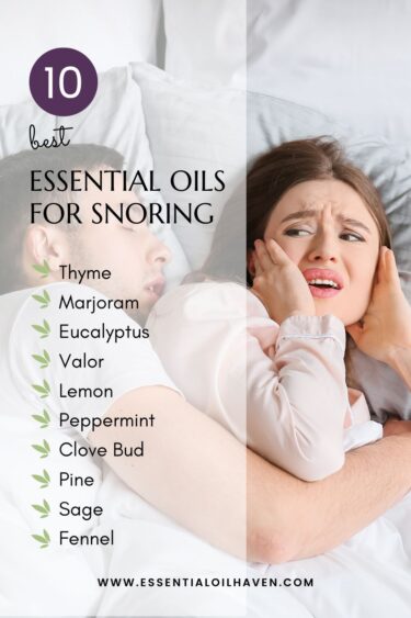 10 essential oils for snoring