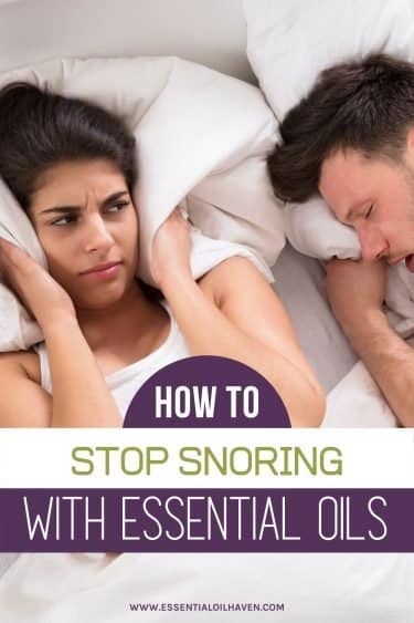 essential oils to stop snoring
