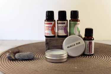 diy muscle rub with essential oils